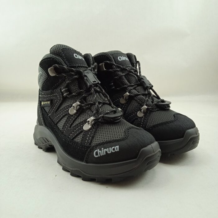 Bota trekking de piel negra con cierre de cordon, Chiruca mod. Troll 13 gtx - Imagen 2