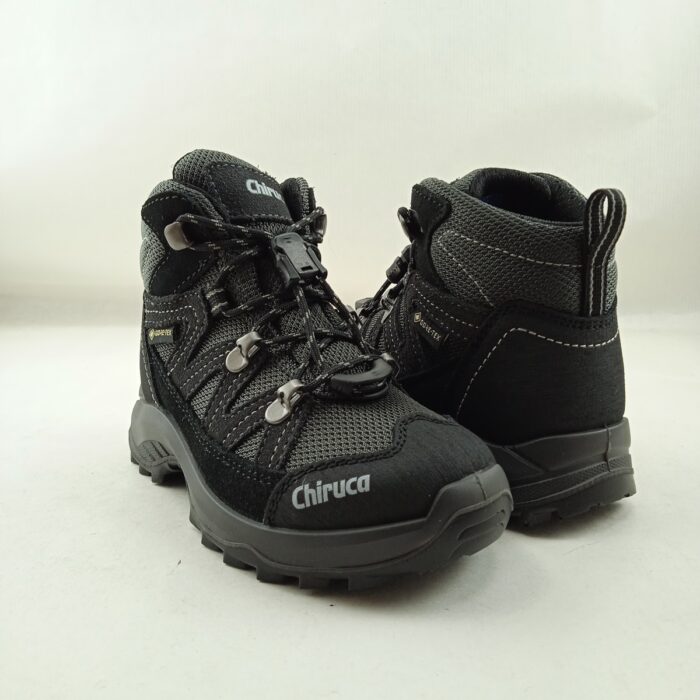 Bota trekking de piel negra con cierre de cordon, Chiruca mod. Troll 13 gtx - Imagen 3