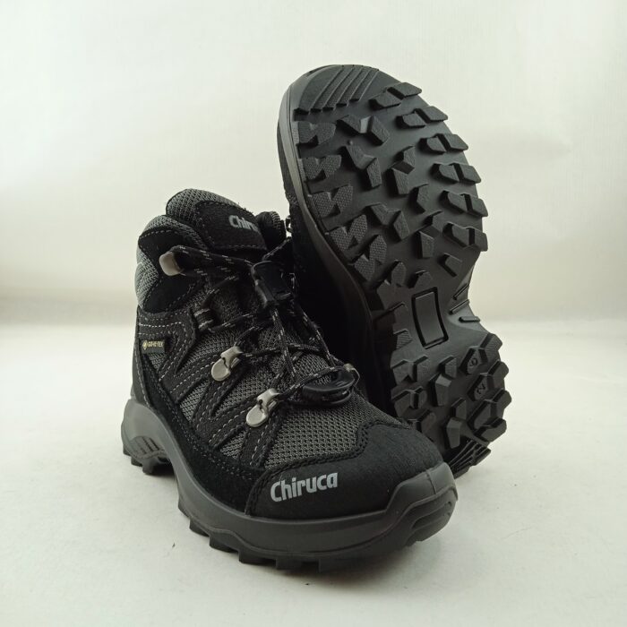 Bota trekking de piel negra con cierre de cordon, Chiruca mod. Troll 13 gtx - Imagen 4