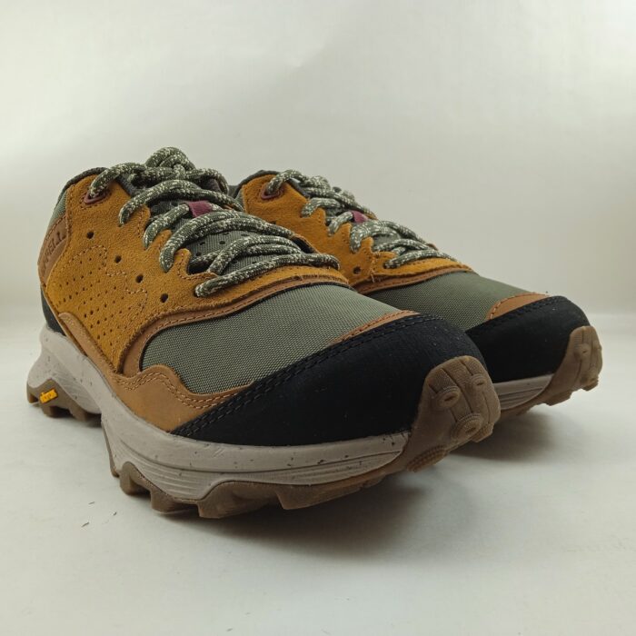 Deportivo de piel mostaza con cierre de cordon, Merrell mod.J037433 - Imagen 2