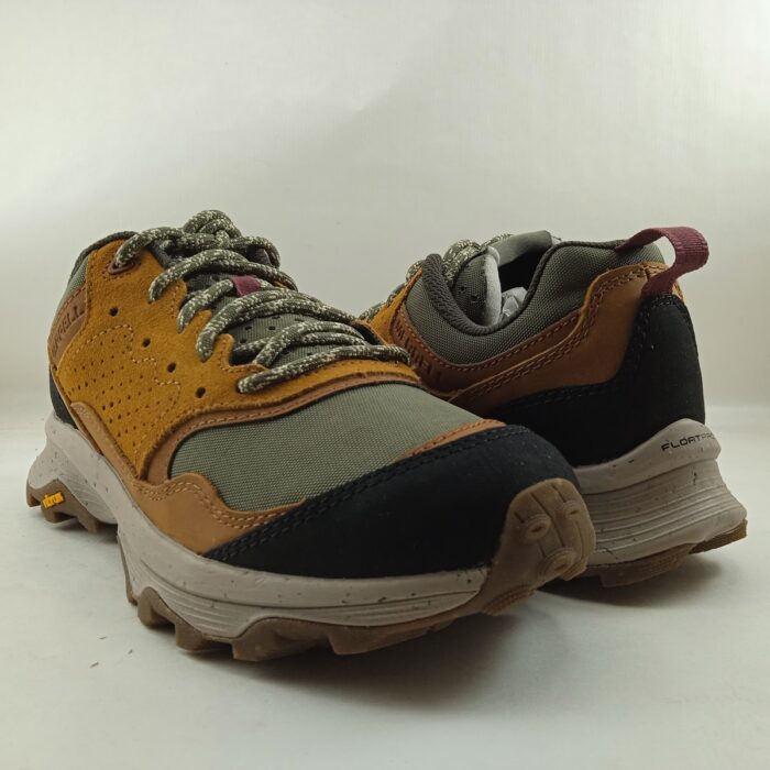Deportivo de piel mostaza con cierre de cordon, Merrell mod.J037433 - Imagen 3