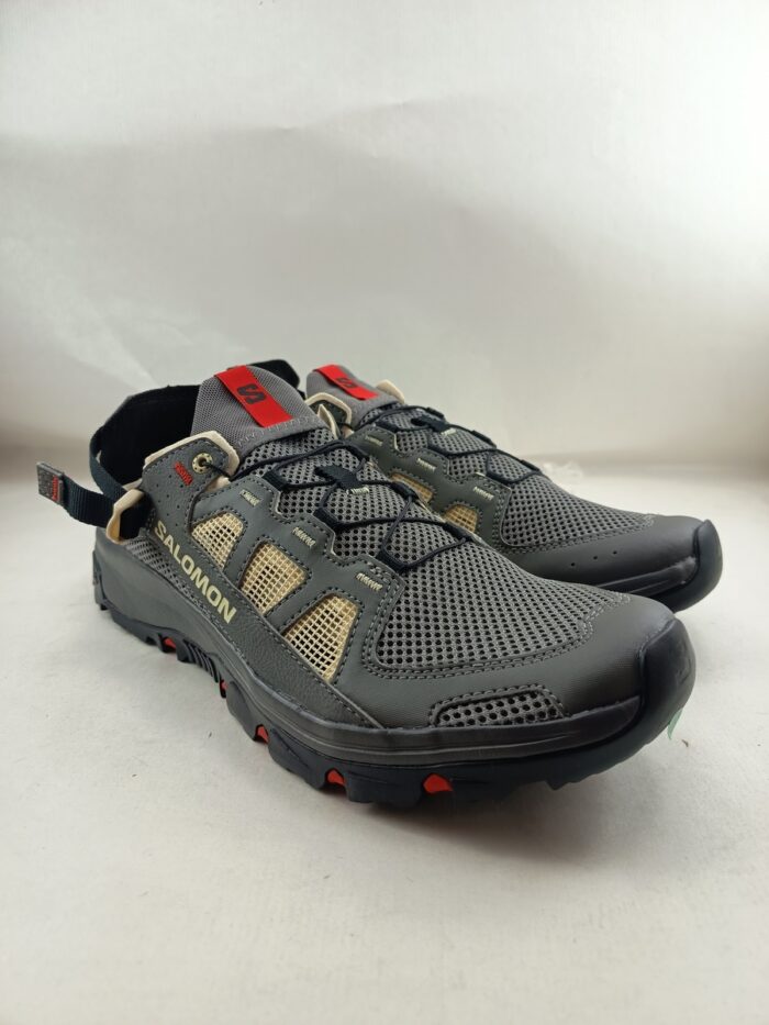 Deportivo sintetico gris con cierre de cordon elastico, Salomon mod. 471149