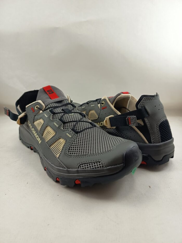 Deportivo sintetico gris con cierre de cordon elastico, Salomon mod. 471149 - Imagen 2