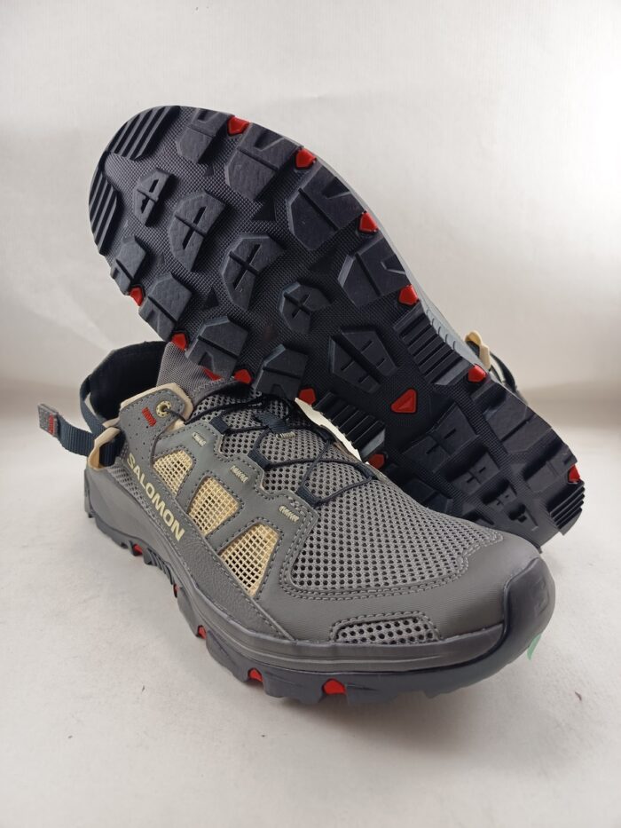 Deportivo sintetico gris con cierre de cordon elastico, Salomon mod. 471149 - Imagen 3