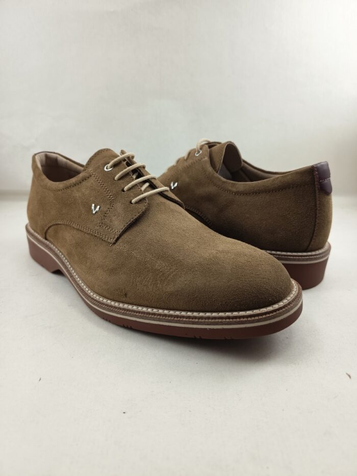 Zapato de vestir de ante camel con cierre de cordon, Martinelli mod. 2889W - Imagen 2