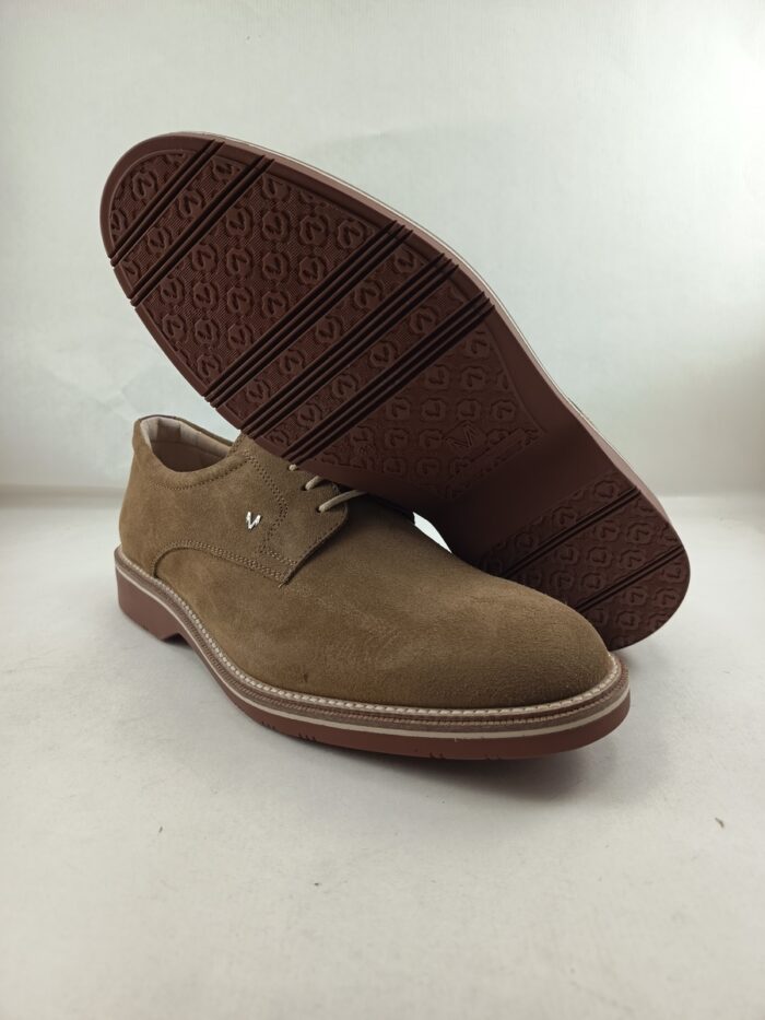 Zapato de vestir de ante camel con cierre de cordon, Martinelli mod. 2889W - Imagen 3