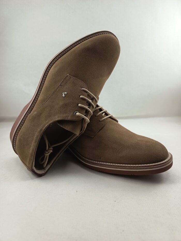 Zapato de vestir de ante camel con cierre de cordon, Martinelli mod. 2889W - Imagen 4