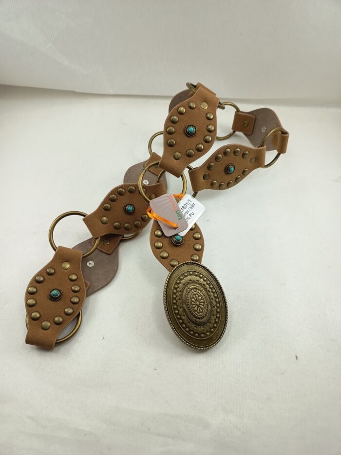Cinturon de piel cuero con cierre de hebilla, Tantrend bijoux mod. 11891/1