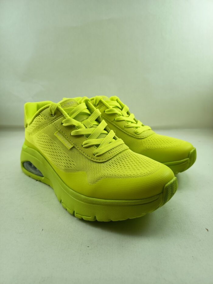 Semi-sport sintetico verde lima con cierre de cordon, Skechers mod 177794