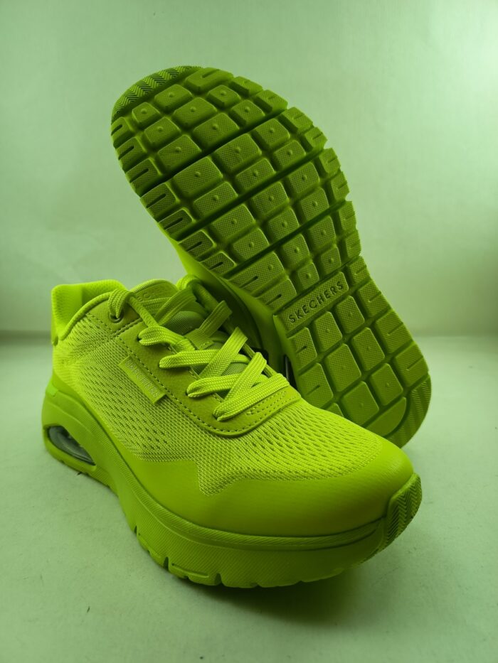 Semi-sport sintetico verde lima con cierre de cordon, Skechers mod 177794 - Imagen 3