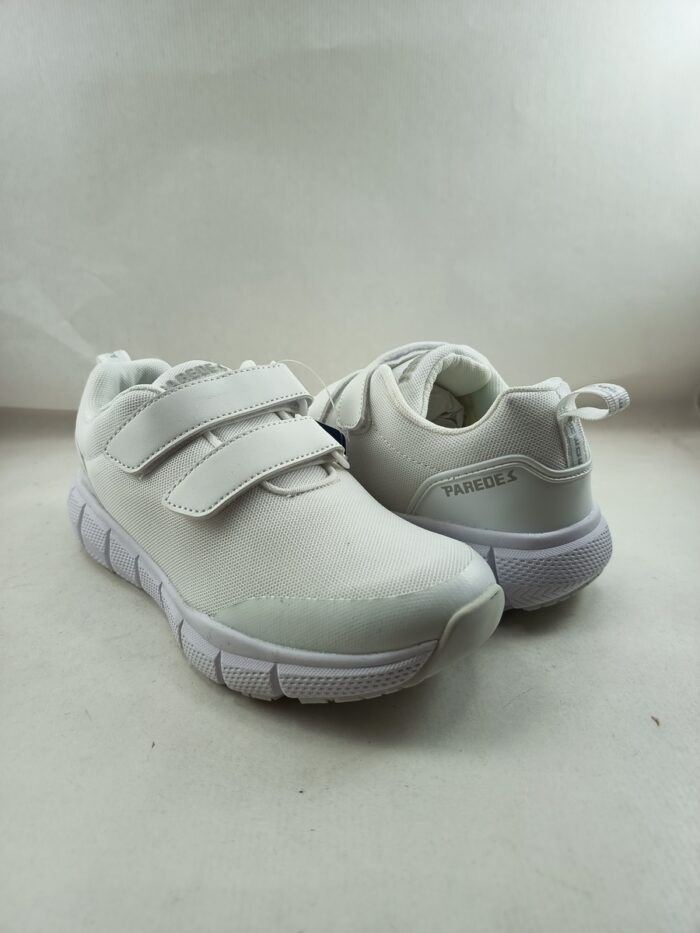 Semi-sport sintetico blanco con cierre de doble velcro, Paredes mod. Kansas - Imagen 2
