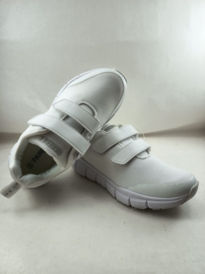 Semi-sport sintetico blanco con cierre de doble velcro, Paredes mod. Kansas - Imagen 4