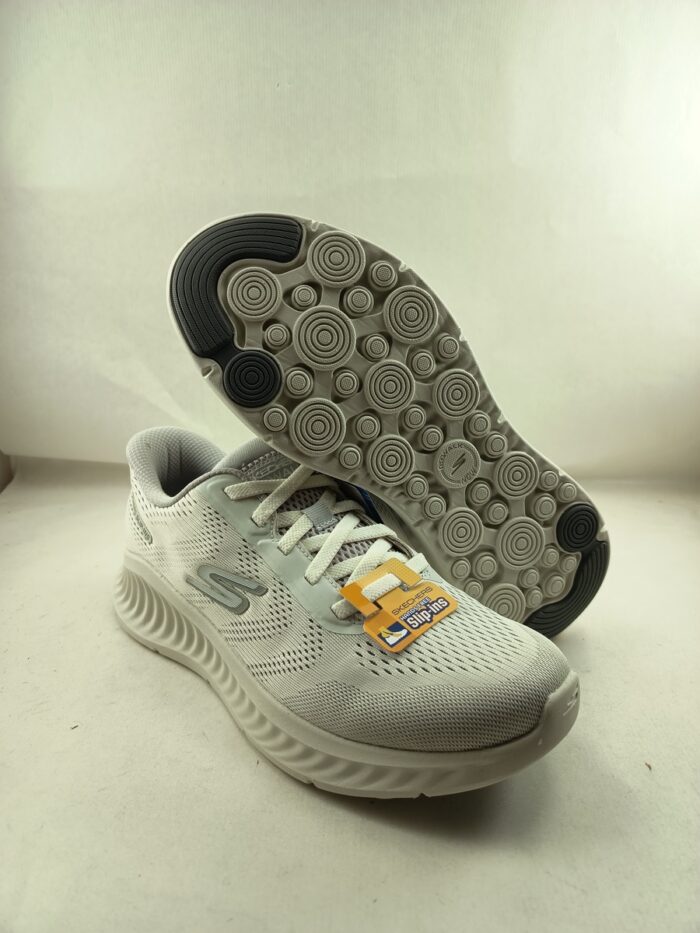 Semi-sport sintetico blanco sin cierres modelo sliping, Skechers mod. 216375 - Imagen 3
