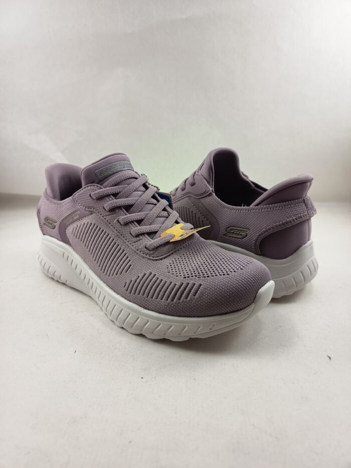 Semi-sport sintetico lila sin cierres, modelo sliping, Skechers mod. 117497 - Imagen 2