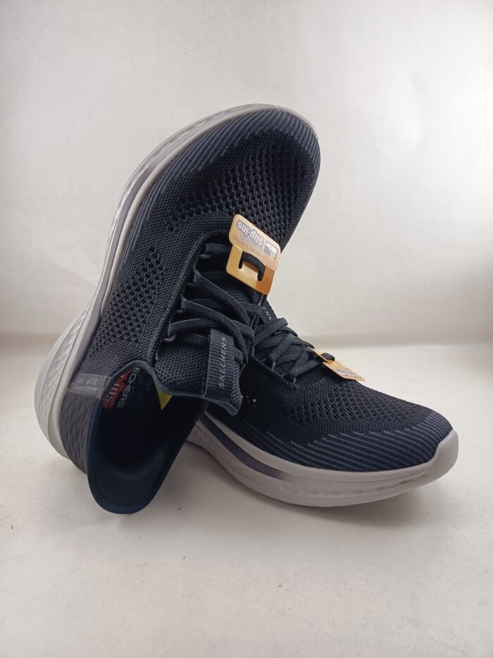 Semi-sport sintetico negro sin cierres modelo slip-ing, Skechers mod. 210810 - Imagen 4