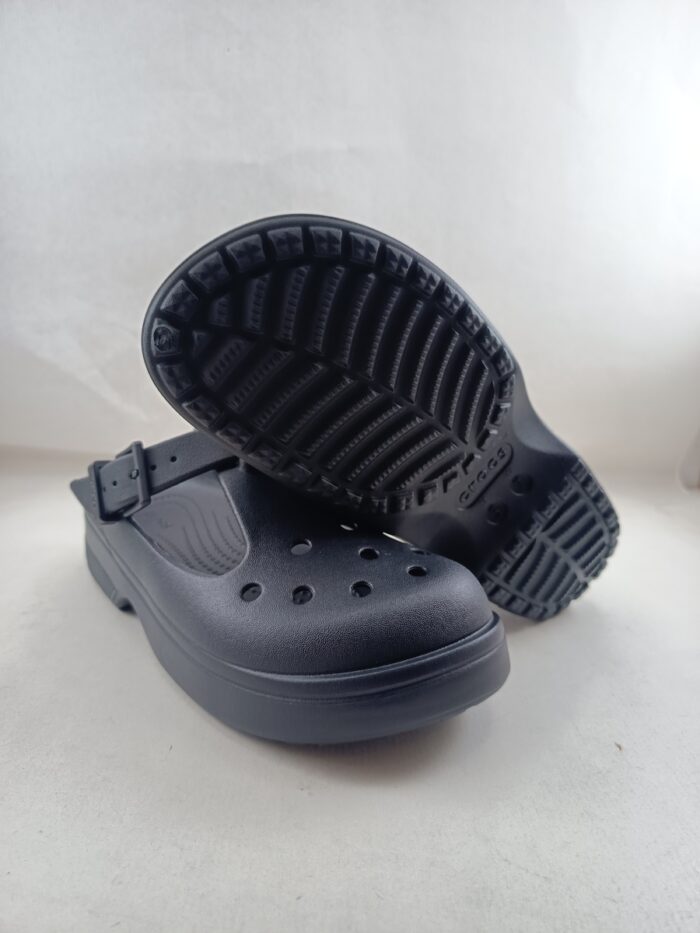 Croc clasico mary jane sintetico negro con cierre de hebilla, Croc mod. 210581 - Imagen 3