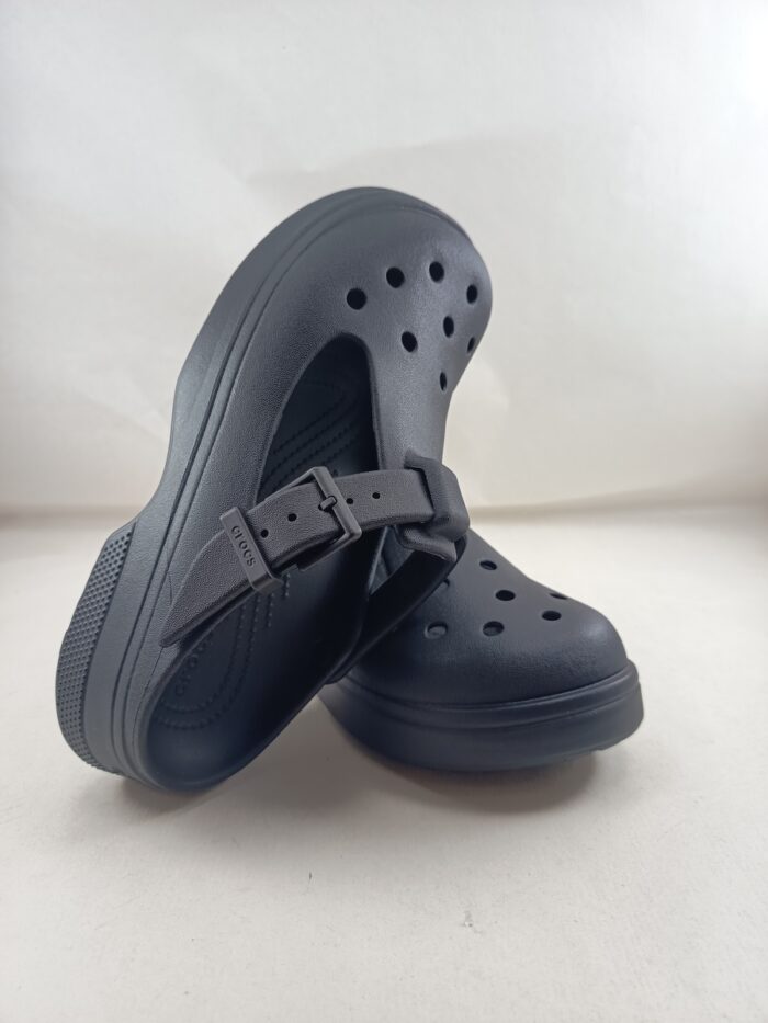 Croc clasico mary jane sintetico negro con cierre de hebilla, Croc mod. 210581 - Imagen 4