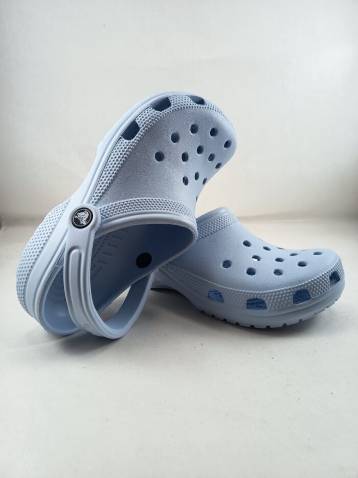 Croc sintetico azul sin cierres y tira trasera, Croc mod. 10001 - Imagen 3