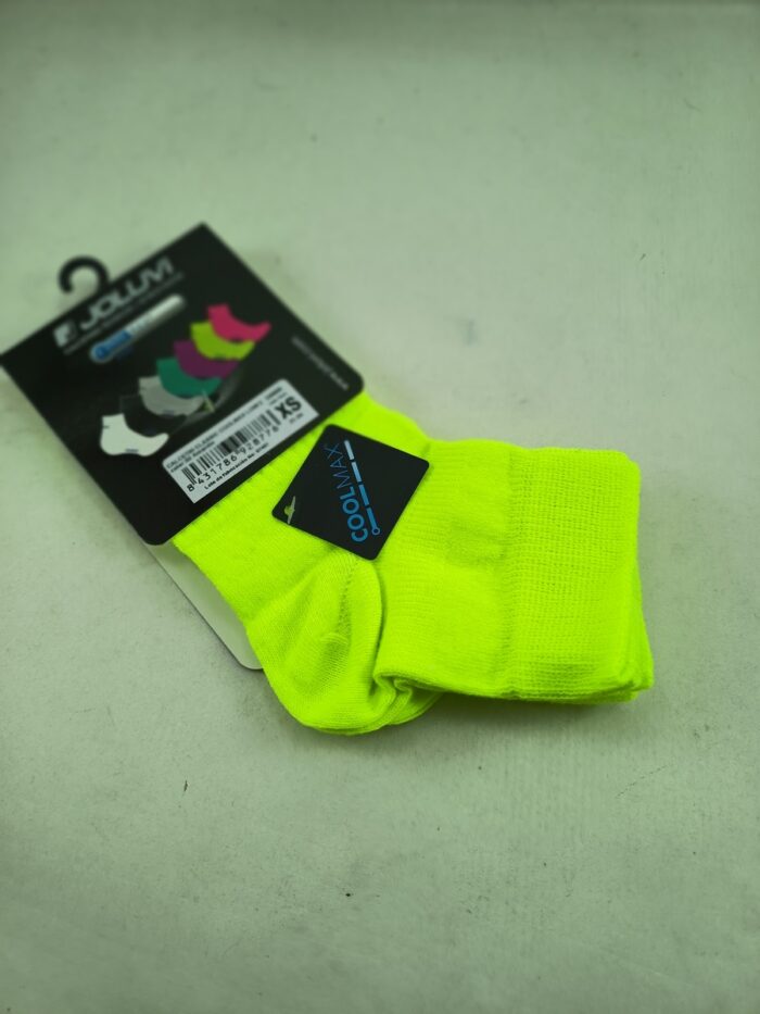 Calcetin classico coolmax sintetico amarillo con goma elastica en tobillo, Joluvi mod. 230666