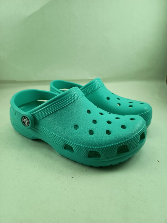 Croc classico verde sin cierres y tira trasera, Croc mod. 10001 - Imagen 2