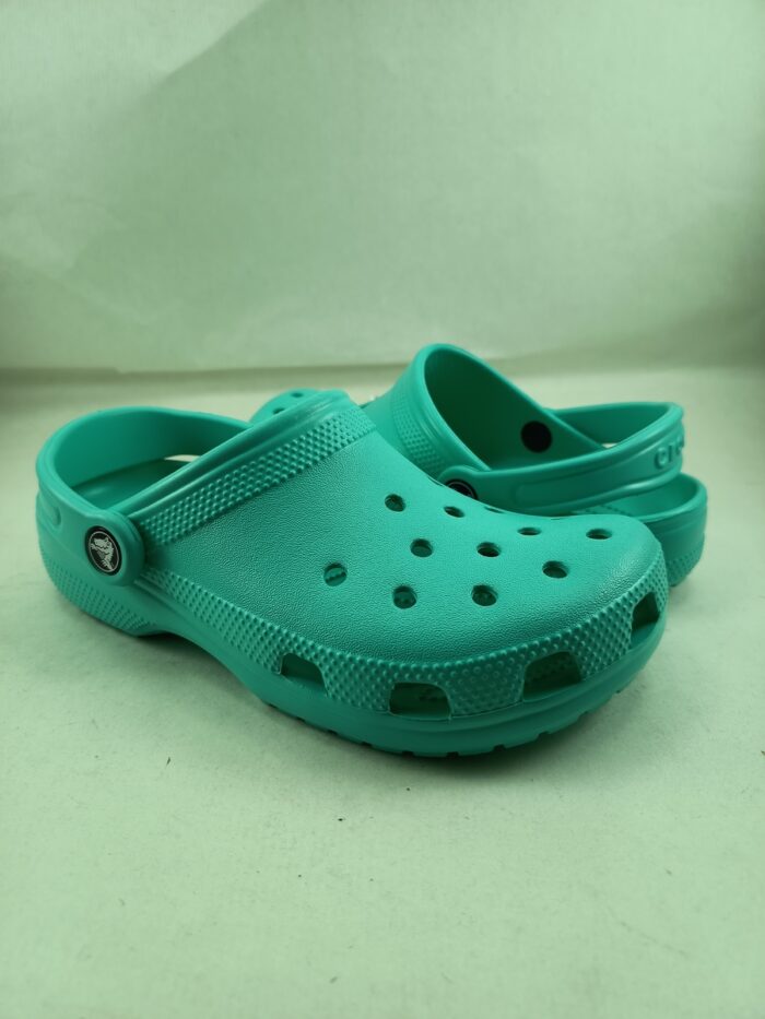 Croc classico verde sin cierres y tira trasera, Croc mod. 10001 - Imagen 3