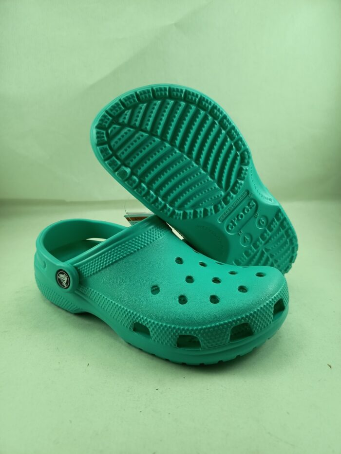 Croc classico verde sin cierres y tira trasera, Croc mod. 10001 - Imagen 4