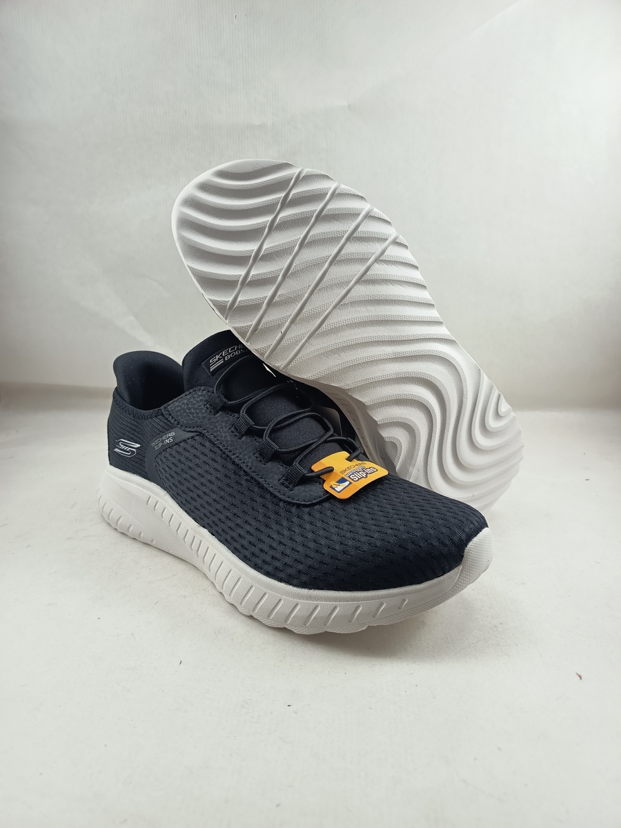 Semi-sport sintetico negro sin cierres, modelo sliping, Skechers mod. 117504 - Imagen 3