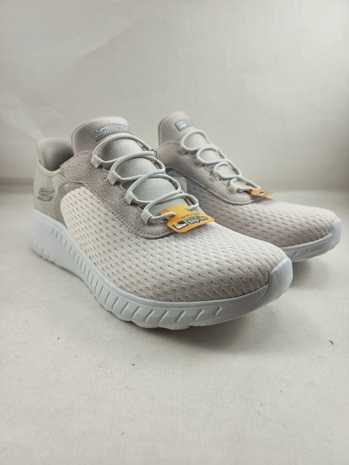 Semi-sport sintetico crema sin cierres, modelo sliping, Skechers mod. 117504 - Imagen 2