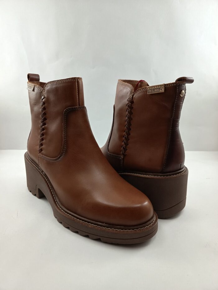 Bota de piel cuero con cierre de cremallera, Pikolinos mod. 8568C1 - Imagen 2