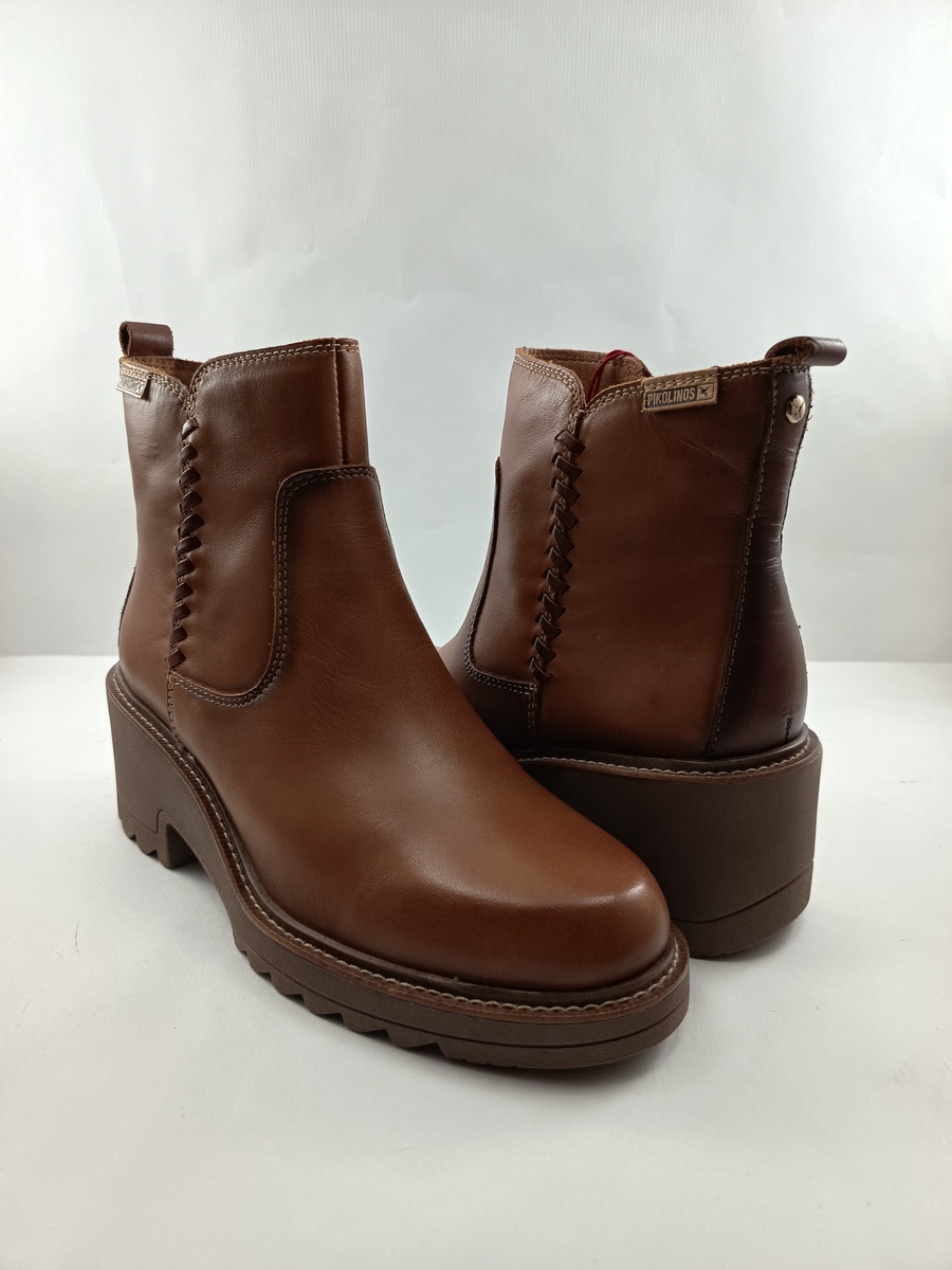 Bota de piel cuero con cierre de cremallera, Pikolinos mod. 8568C1 - Imagen 2