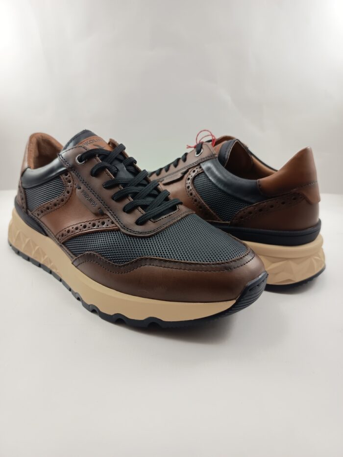 Semi-sport de piel negro con cierre de cordon, Pikolinos mod. 6380C1 - Imagen 3