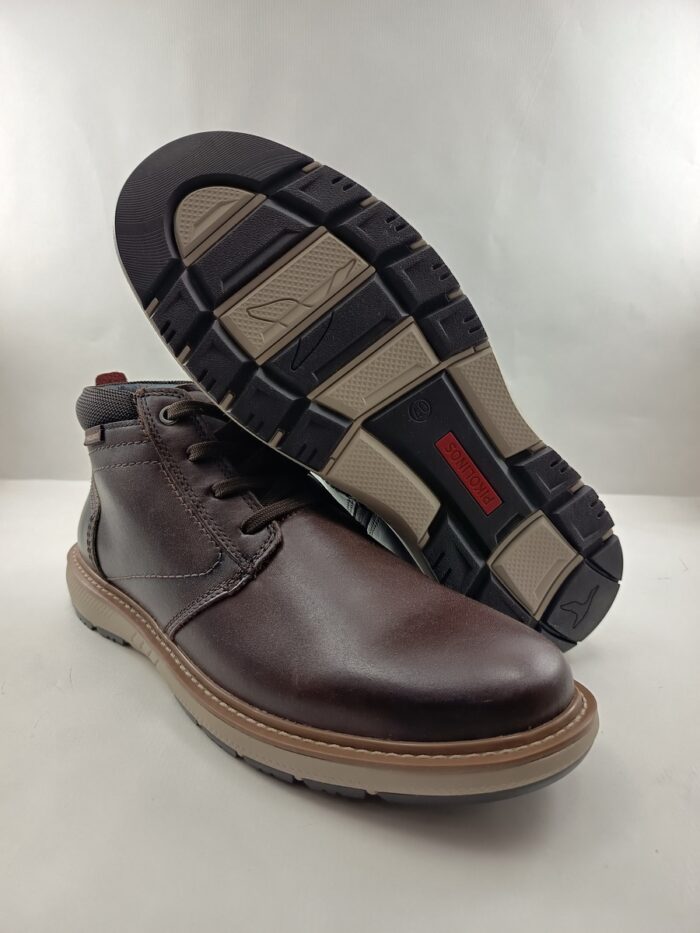 Bota de piel marron con cierre de cordon, Pikolinos mod. 8050C1 - Imagen 3