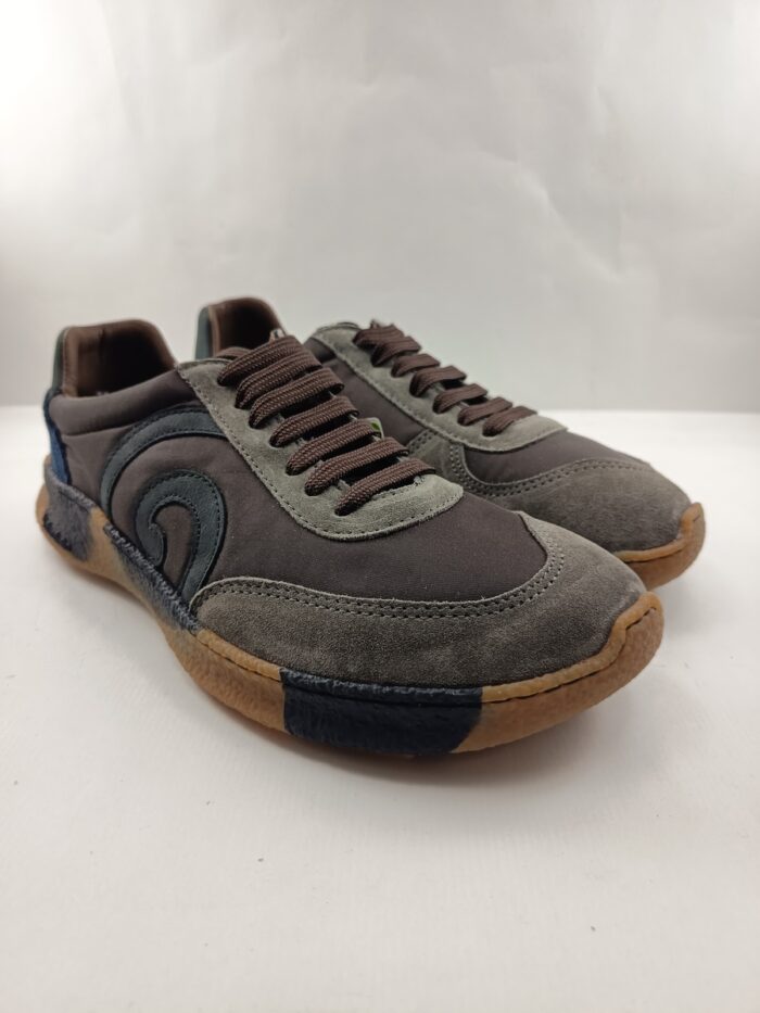 Semi-sport de piel marron con cierre de cordon, El naturalista mod. 5435A