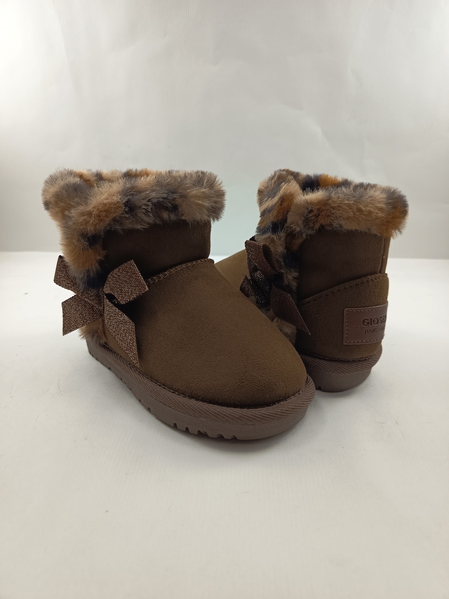 Bota de ante cuero tipo australiana sin cierres, Gioseppo mod. 76395 - Imagen 2