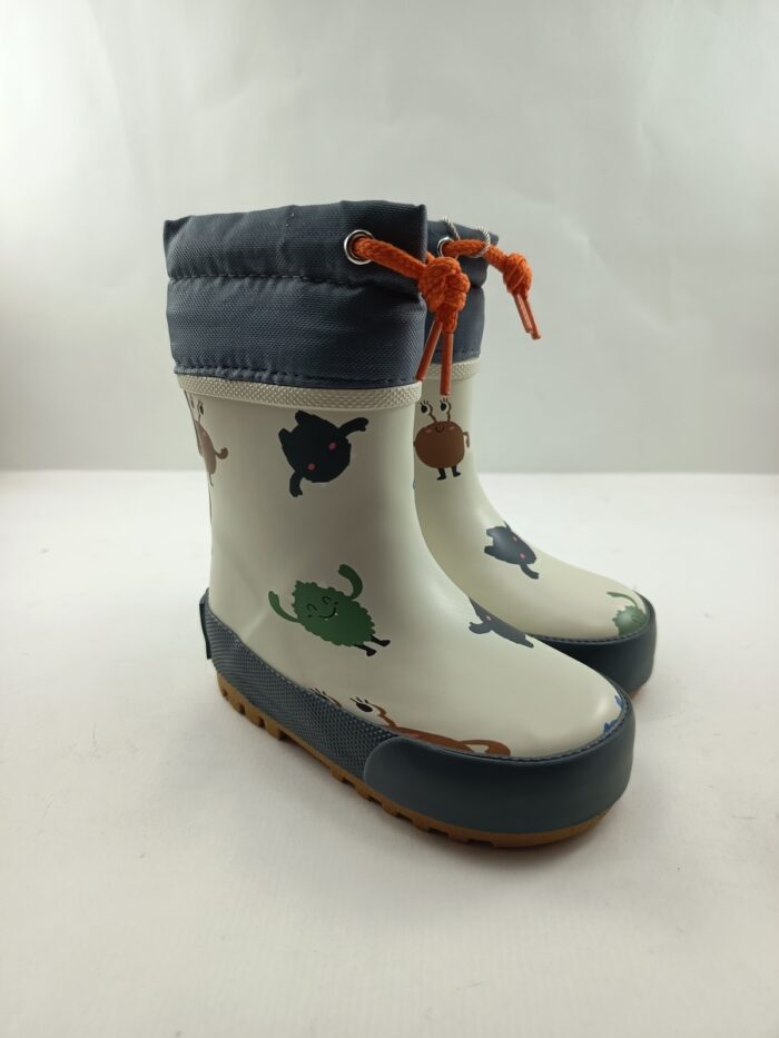 Bota de agua sintetica gris con cierre de cordon, Gioseppo mod. 77029