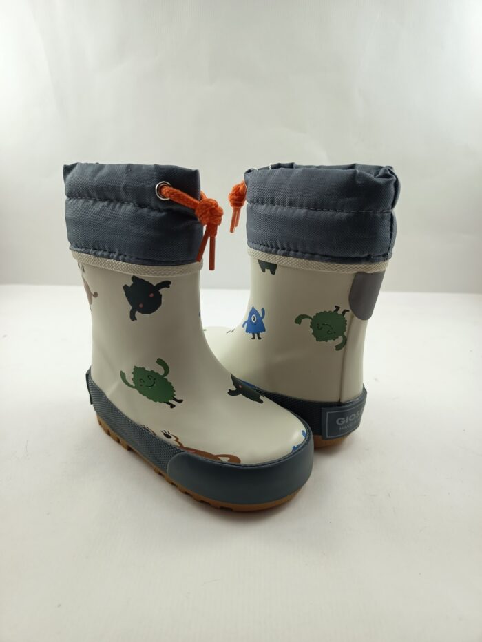 Bota de agua sintetica gris con cierre de cordon, Gioseppo mod. 77029 - Imagen 2