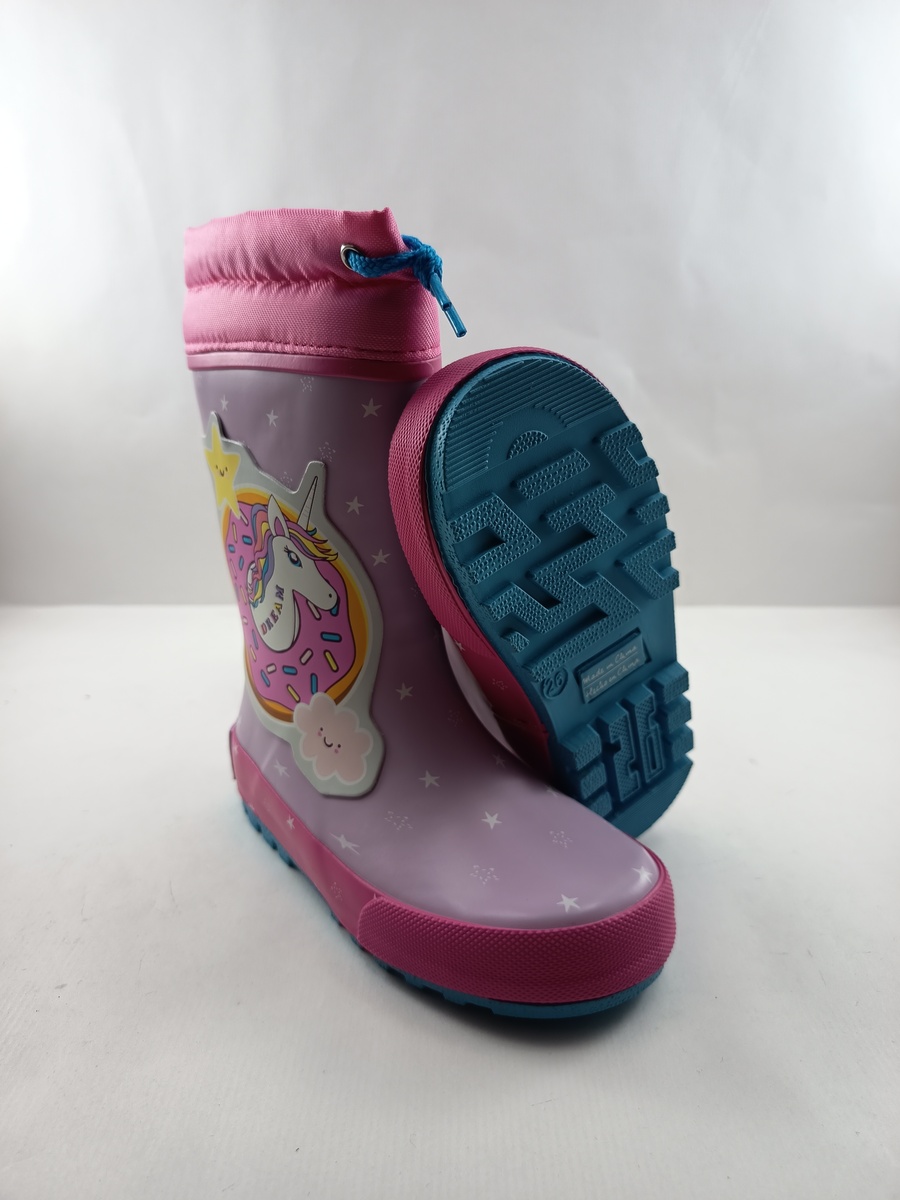 Bota de agua sintetica magenta con cierre de cordon, Gioseppo mod. 76540 - Imagen 3