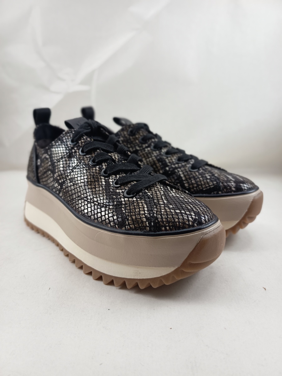 Semi-sport de piel multicolor con cierre de cordon, Wortmann mod. 23731