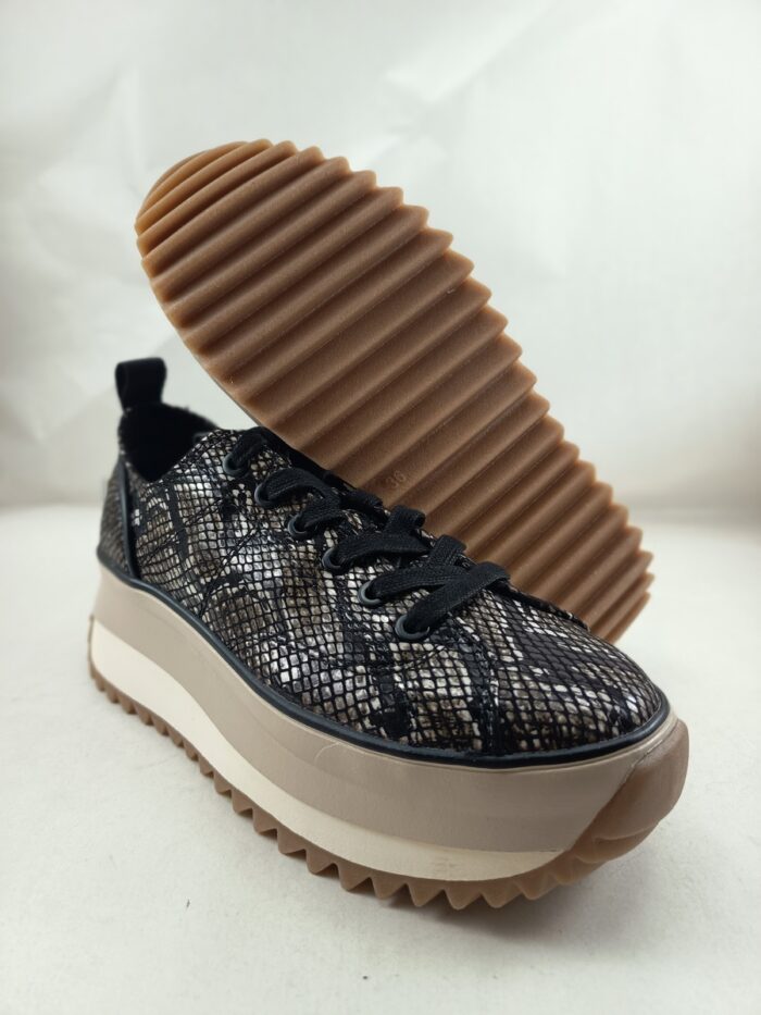 Semi-sport de piel multicolor con cierre de cordon, Wortmann mod. 23731 - Imagen 3