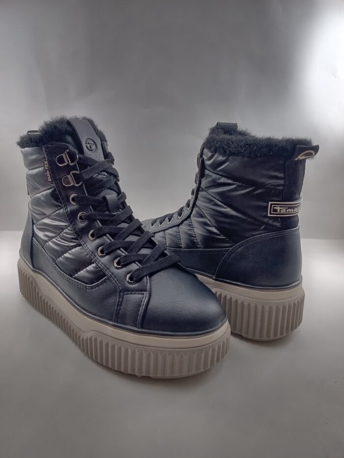 Bota de piel negra con cierre de cordon, Wortmann mod. 26277 - Imagen 2