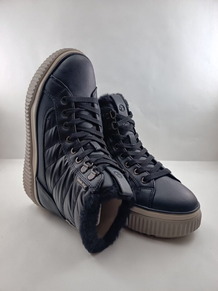 Bota de piel negra con cierre de cordon, Wortmann mod. 26277 - Imagen 4