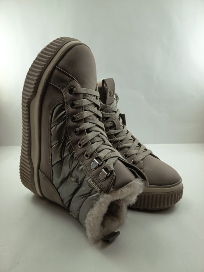 Bota de piel oro con cierre de cordon, Wortmann mod. 26277