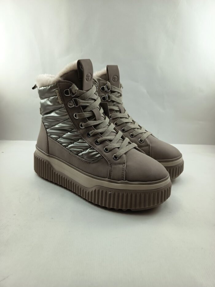 Bota de piel oro con cierre de cordon, Wortmann mod. 26277 - Imagen 2