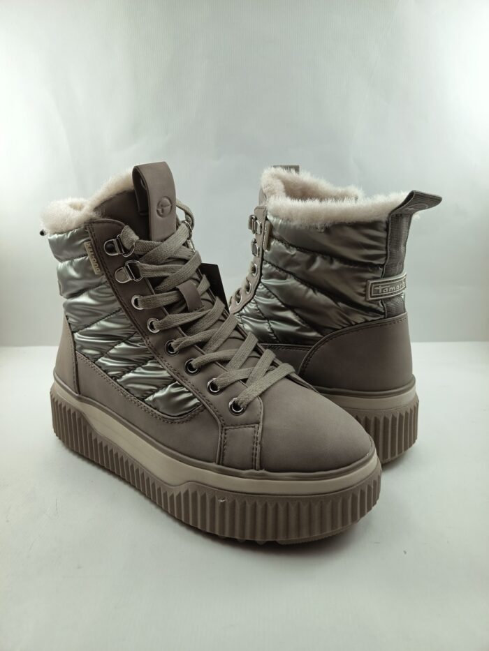 Bota de piel oro con cierre de cordon, Wortmann mod. 26277 - Imagen 3