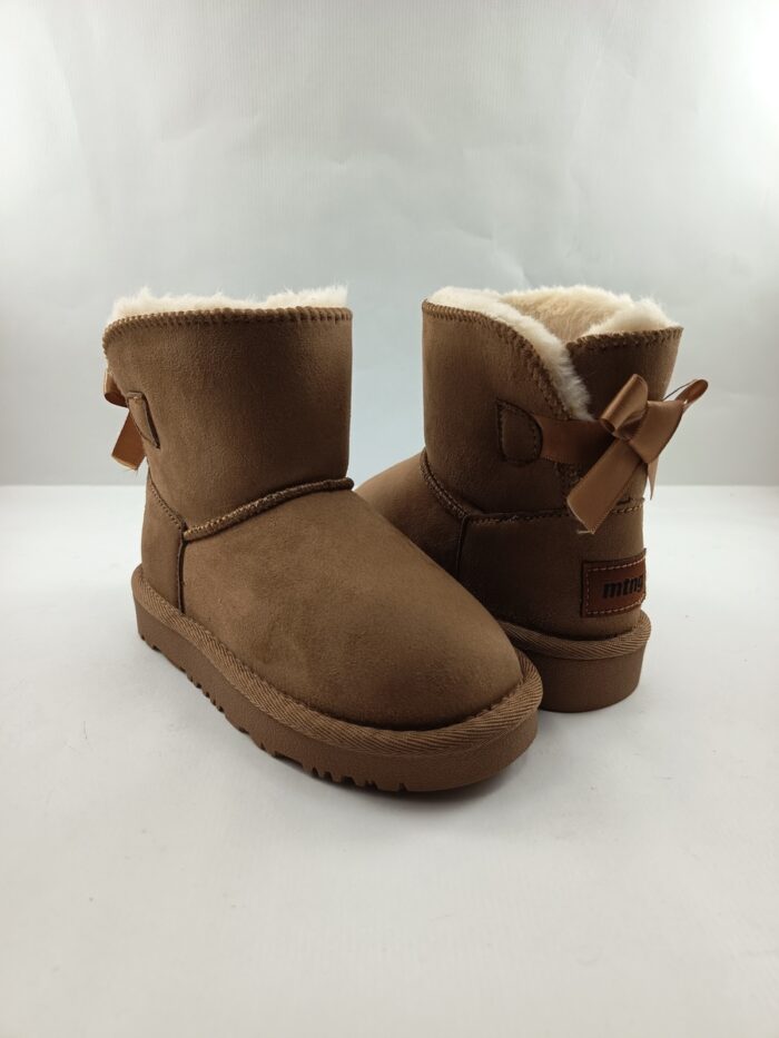 Bota australiana sintetica cuero sin cierres, Mustang kids mod. 47951 - Imagen 2