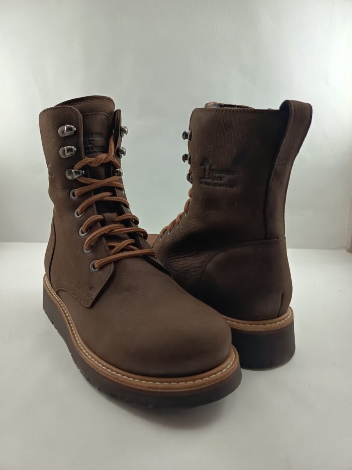 Bota de nobuck marron con cierre de cordon, Panama jack mod. Keila B3 - Imagen 2