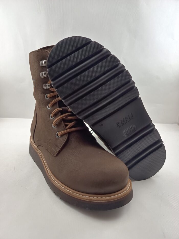 Bota de nobuck marron con cierre de cordon, Panama jack mod. Keila B3 - Imagen 3