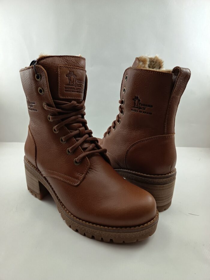 Bota de piel cuero con cierre de cordon, Panama Jack mod. Padma B16 - Imagen 3