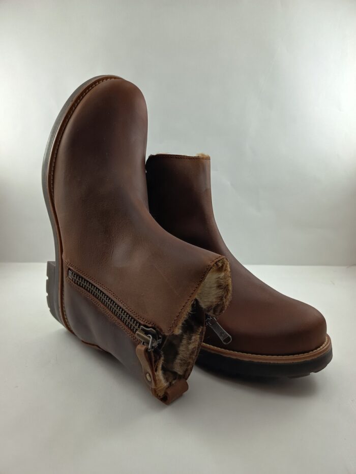 Bota de piel cuero con cierre de cremallera, Panama Jack mod. Rym B2 - Imagen 4