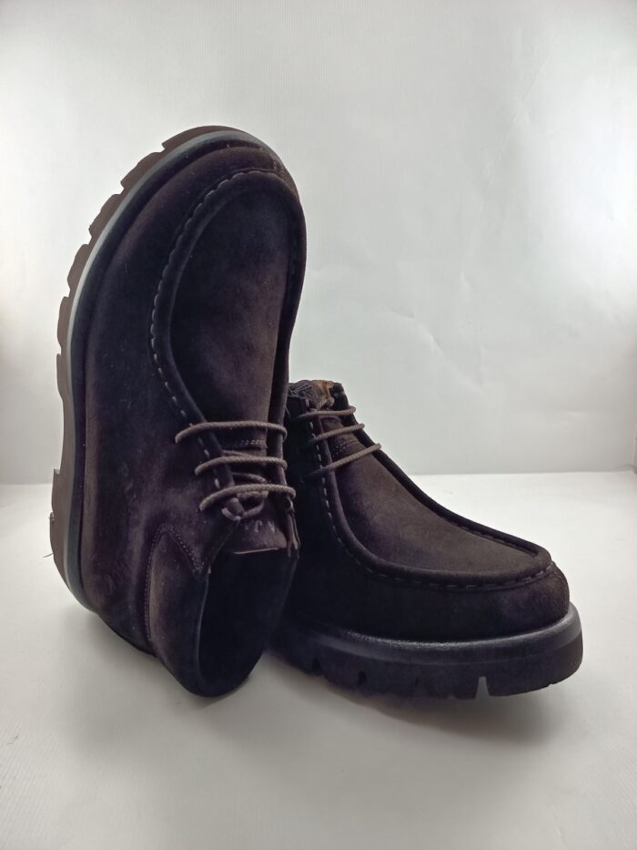 Botin de piel marron con cierre de cordon, Panama Jack mod. Lucca C2 - Imagen 4